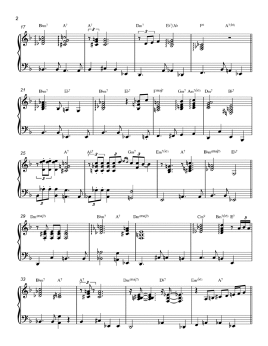 Smooch Smooch Piano Solo scores gallery preview page 2