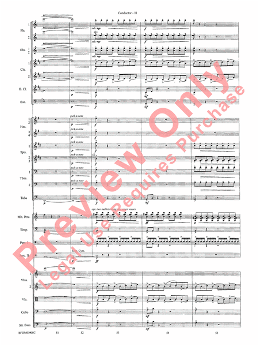 The Great Locomotive Chase Full Orchestra scores gallery preview page 18