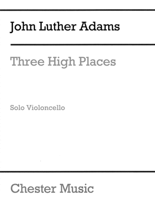 Book cover for Three High Places