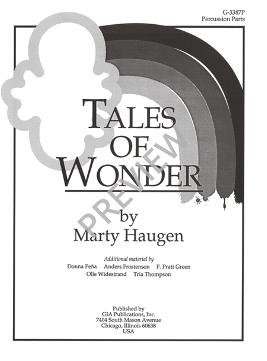 Tales of Wonder - Percussion edition Piano scores gallery preview page 2