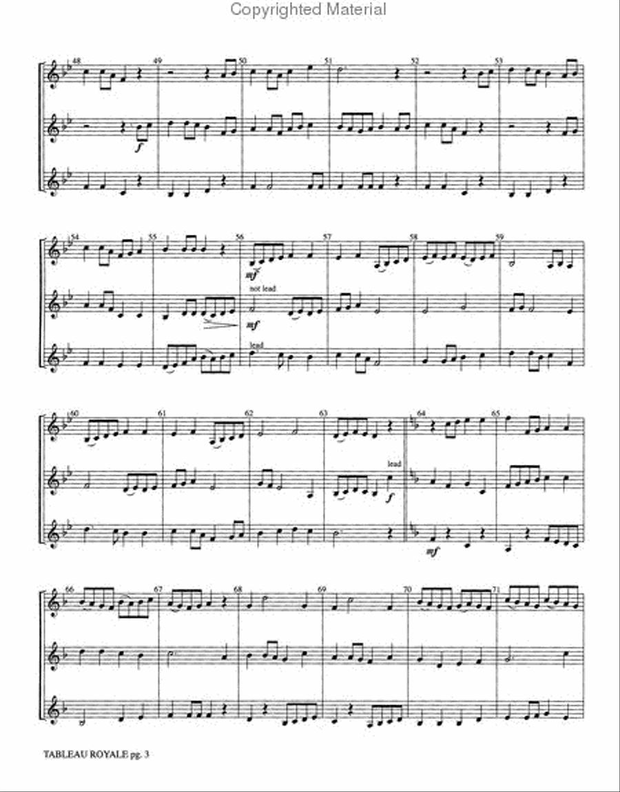 Tableau Royale Tableau Royale Small Ensemble scores gallery preview page 3