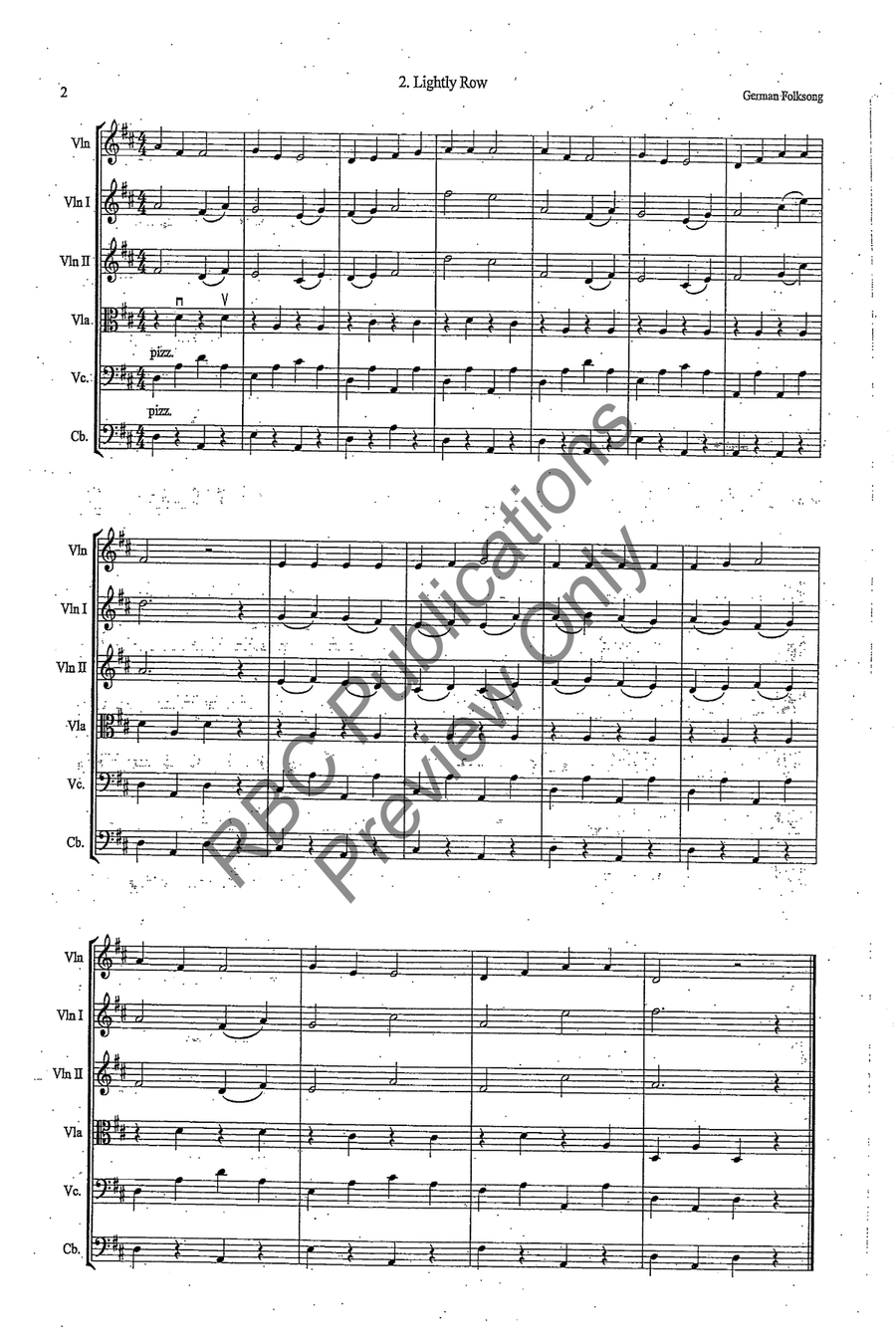 Beginner Tune Accompaniments Massed String Orchestra scores gallery preview page 5