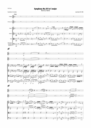 Haydn - Symphony No.25 in C major, Hob.I:25