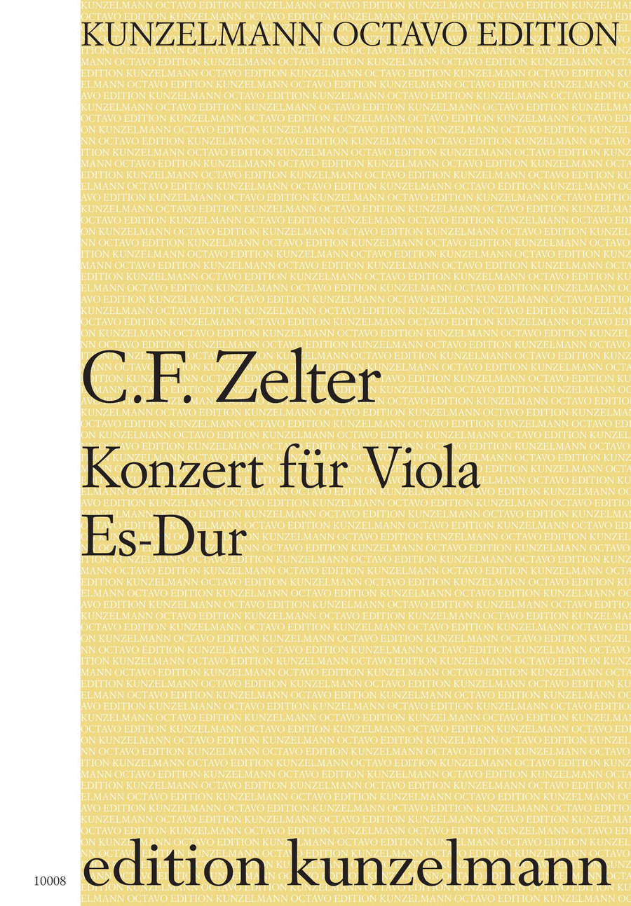 Book cover for Concerto for viola in E-flat major