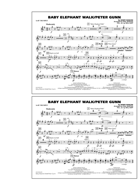 Baby Elephant Walk/Peter Gunn - 1st Bb Trumpet