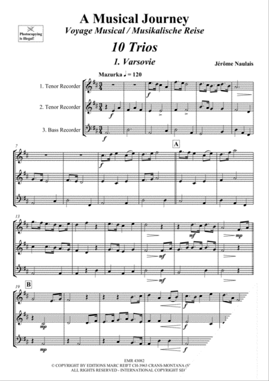 A Musical Journey Tenor Recorder scores gallery preview page 3