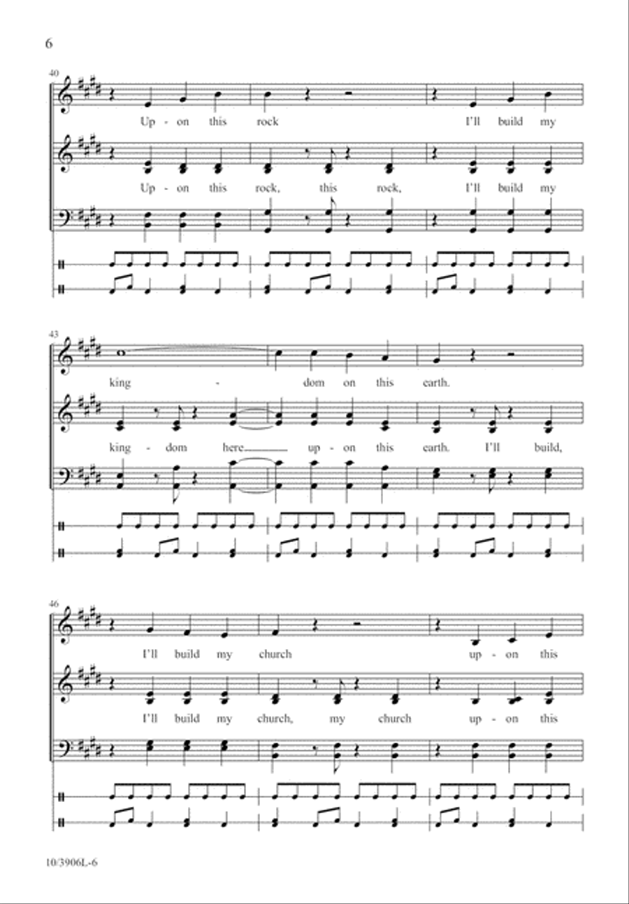 Upon This Rock 4-Part scores gallery preview page 7