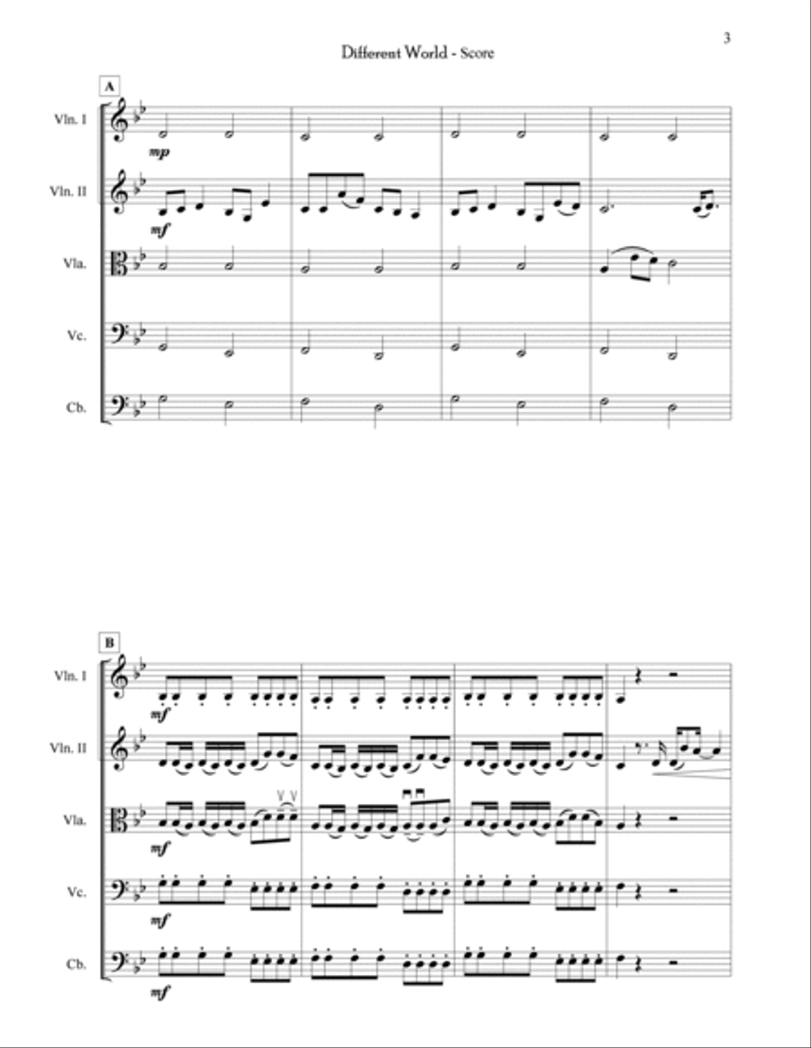 Different World String Orchestra scores gallery preview page 3