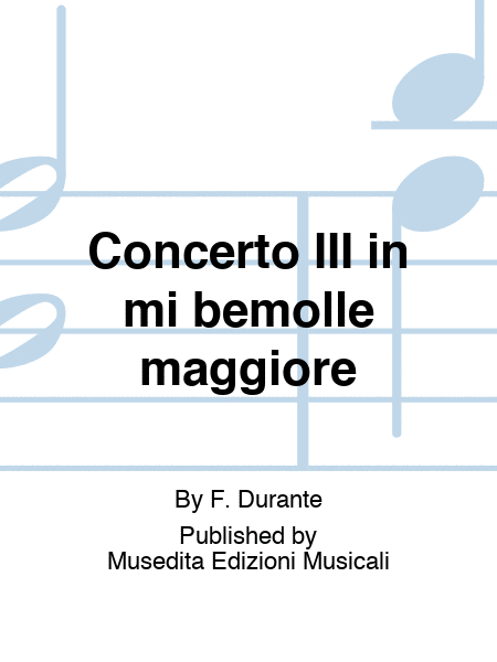 Concerto III in E-flat major