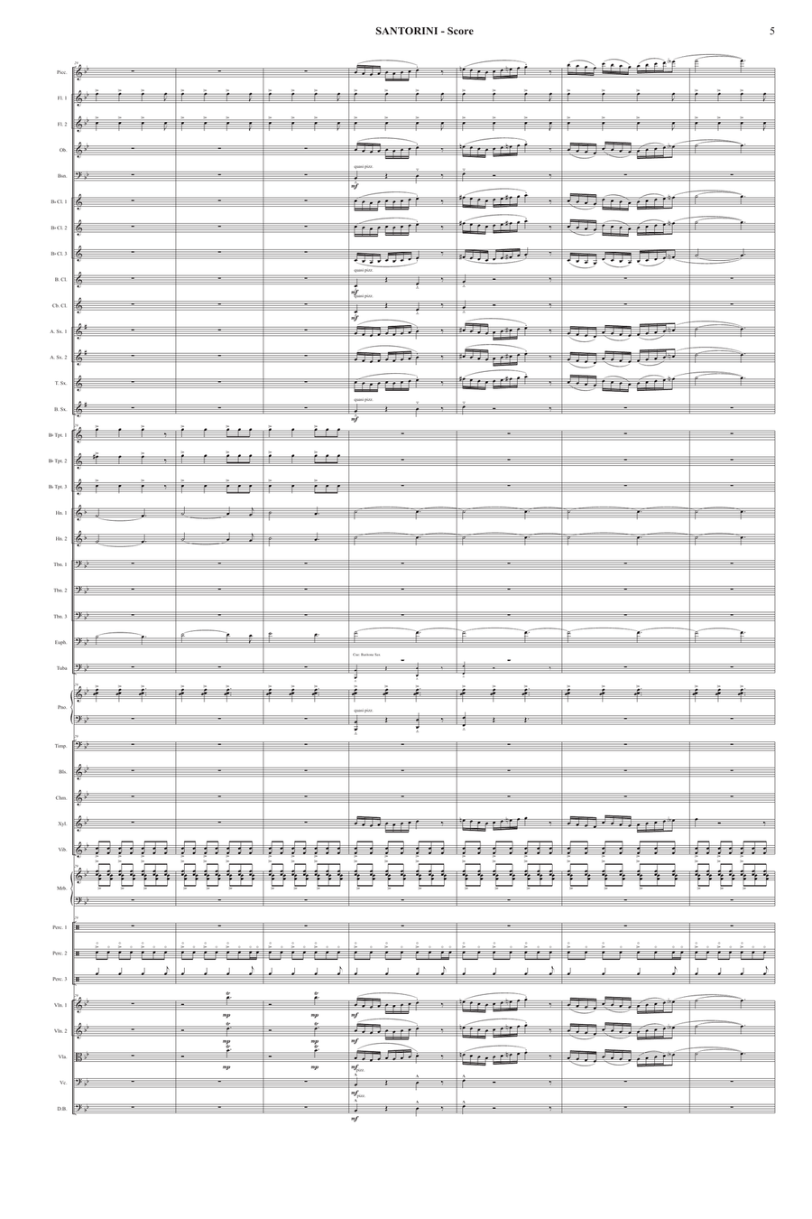 Santorini Concert Band scores gallery preview page 5