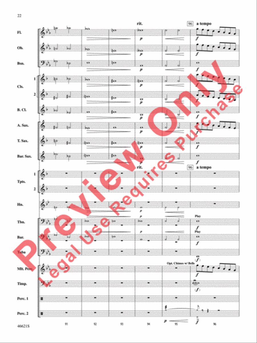 Pictures at an Exhibition Concert Band scores gallery preview page 23