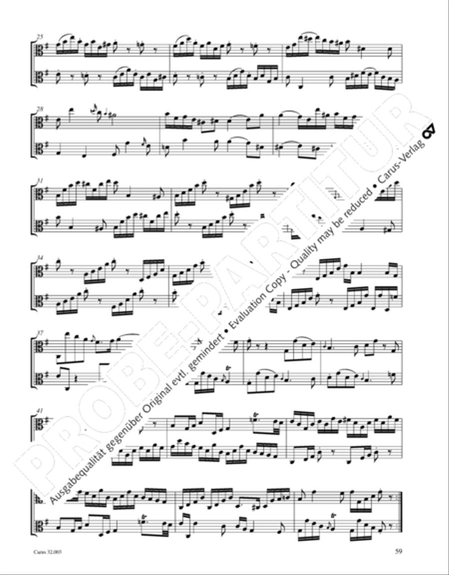 Gesamtausgabe Band 3 (Kammermusik: Duette, Solo- und Triosonaten) Score scores gallery preview page 80