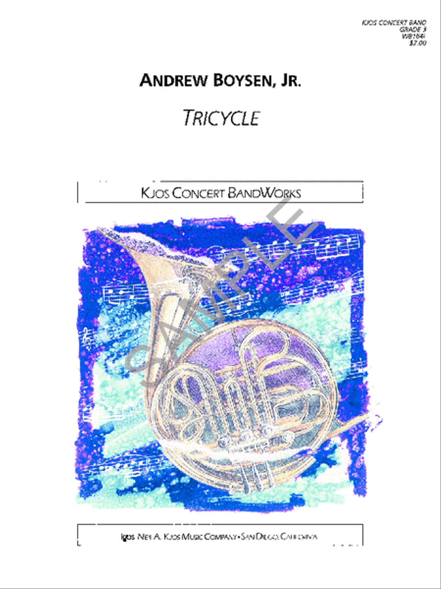 Tricycle - Score Tricycle - Score Concert Band scores gallery preview page 2