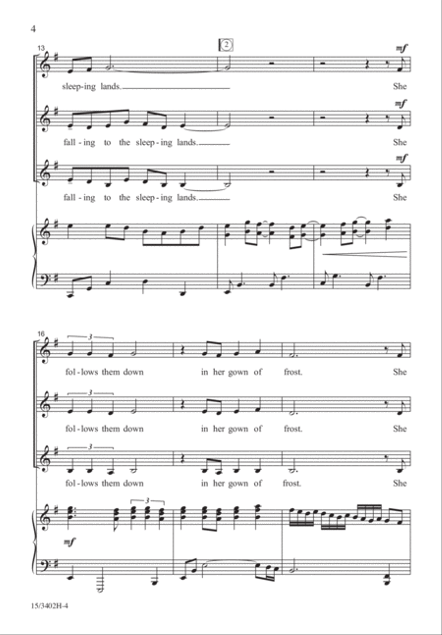Winter's Waking SSA scores gallery preview page 4