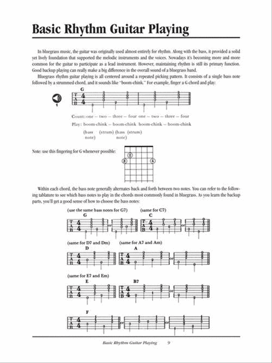 Teach Yourself Bluegrass Guitar Acoustic Guitar scores gallery preview page 9