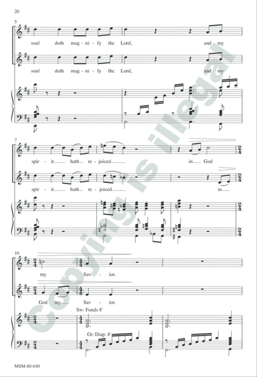 Evensong Unison Choir scores gallery preview page 19