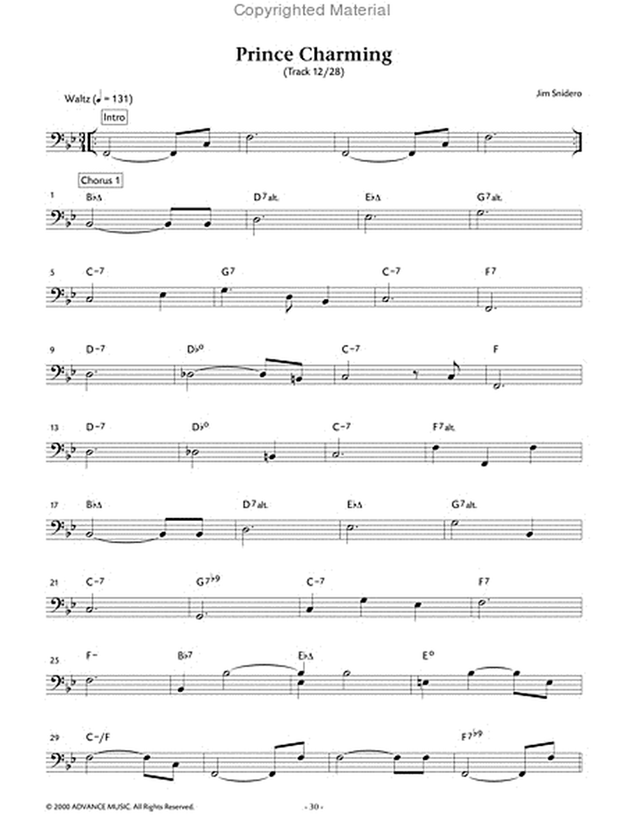 Easy Jazz Conception Bass Lines image number null