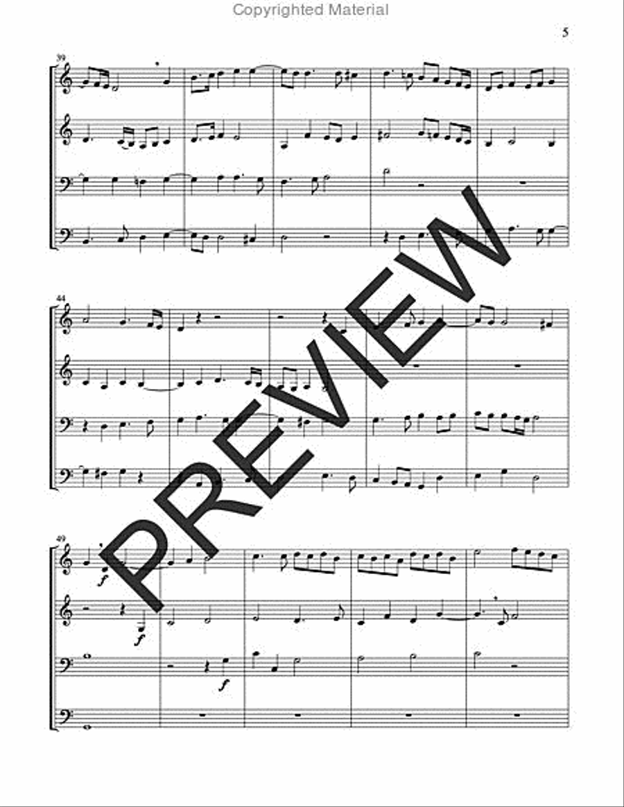 Fantasie on EIN' FESTE BURG Trombone scores gallery preview page 5