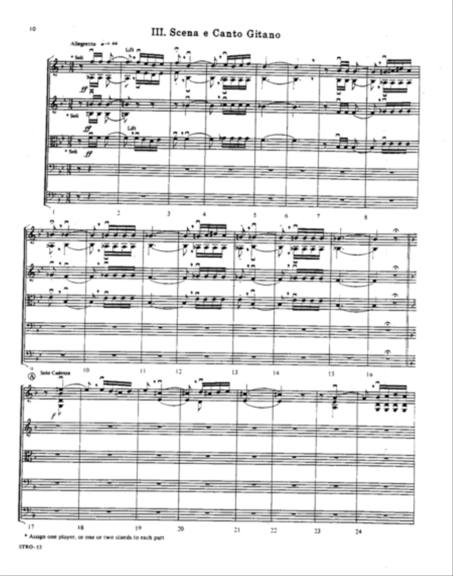 Capriccio Espagnol, Op. 34 Orchestra scores gallery preview page 9