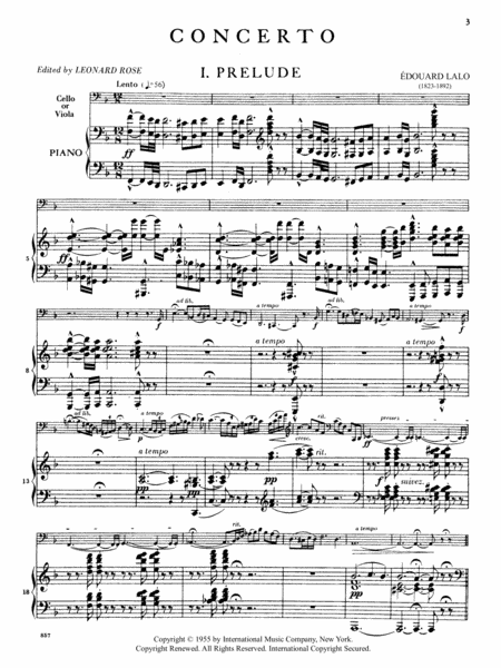 Cello Concerto In D Minor