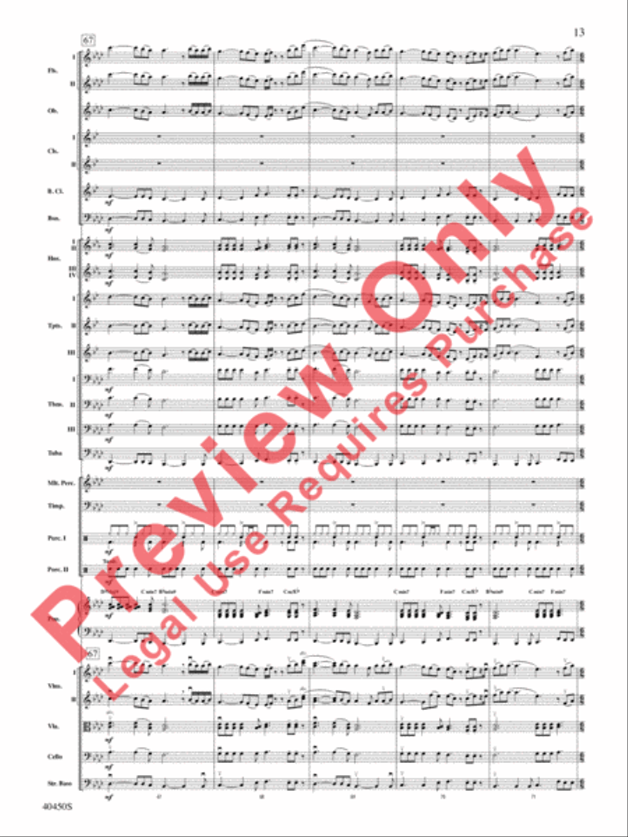 A Whitney Houston Tribute Full Orchestra scores gallery preview page 14