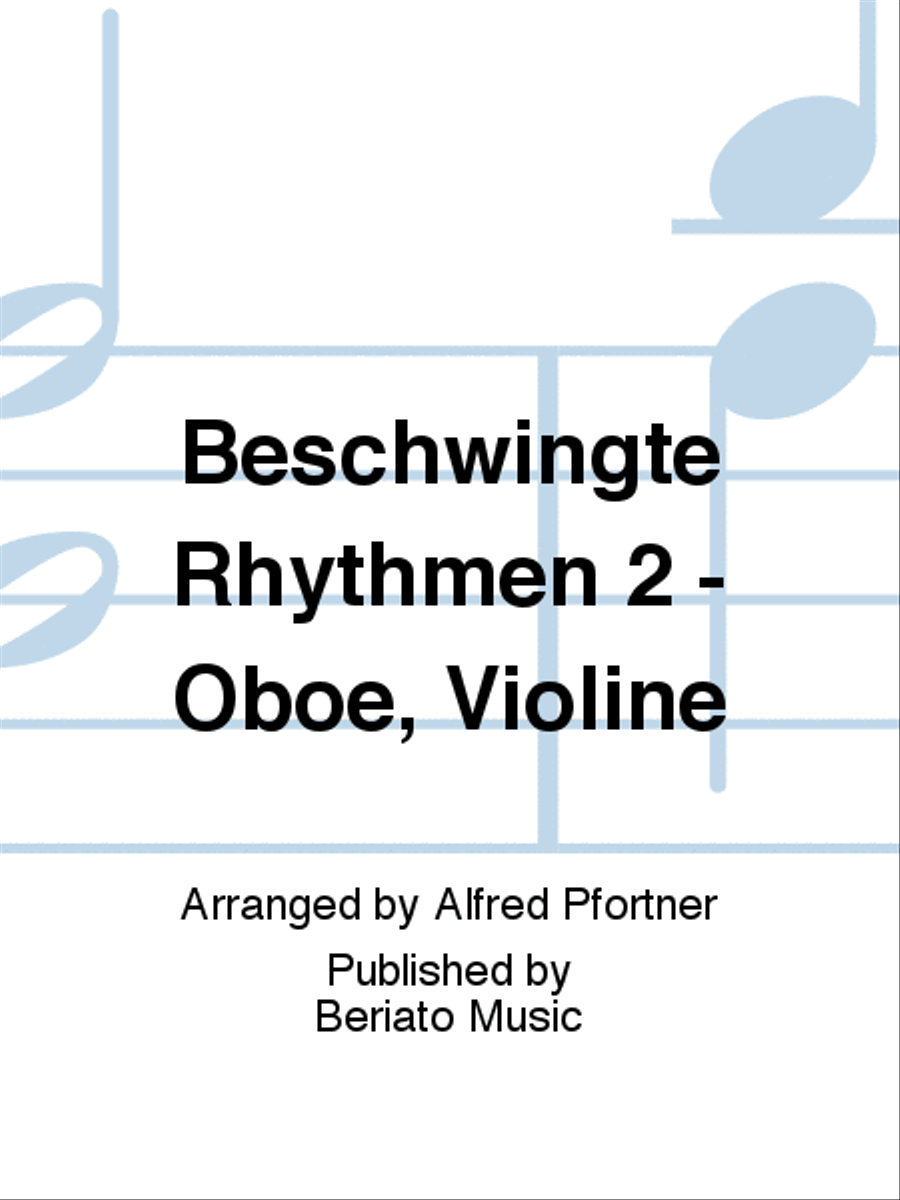 Beschwingte Rhythmen 2 - Oboe, Violine Oboe scores gallery preview page 1