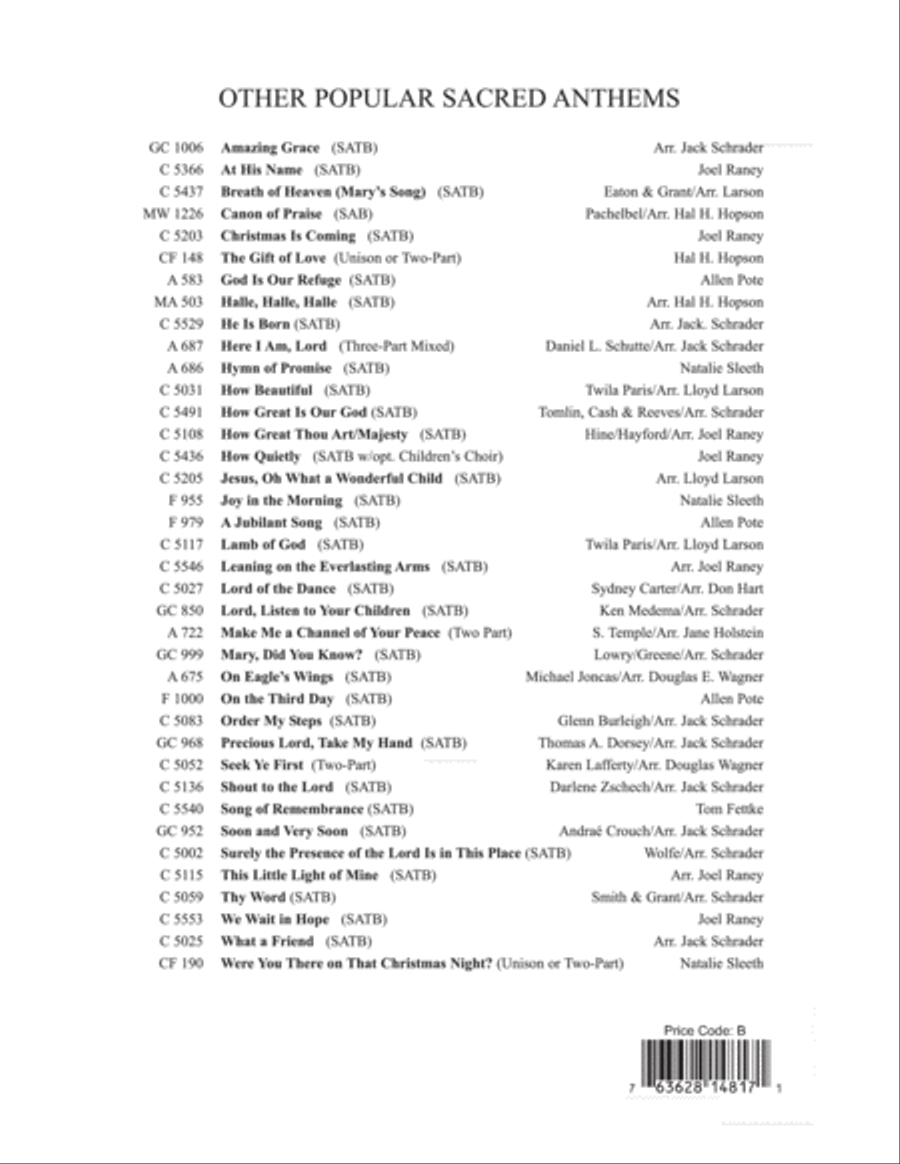 Were You There on That Christmas Night? Choir scores gallery preview page 8