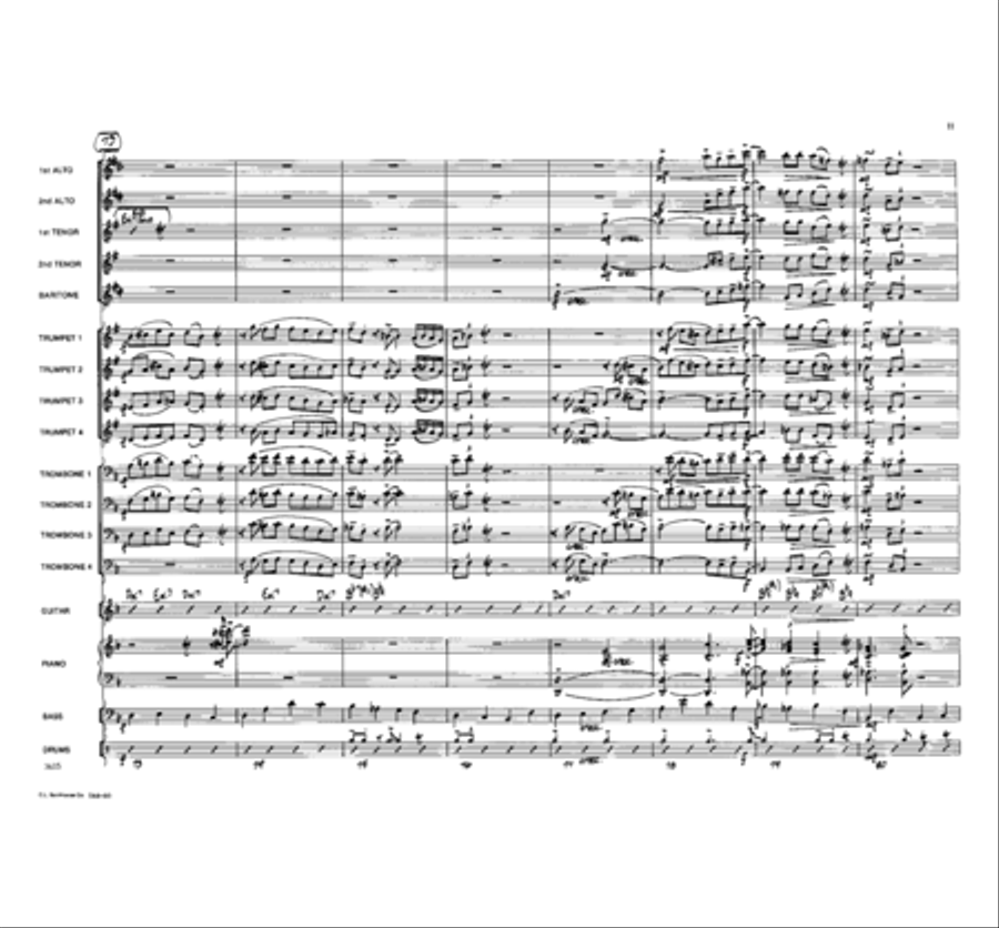 Flop Your Disc Jazz Ensemble scores gallery preview page 11