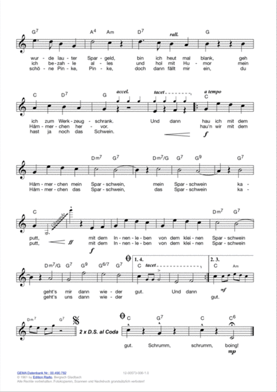 Hammerchen-Polka Voice scores gallery preview page 5