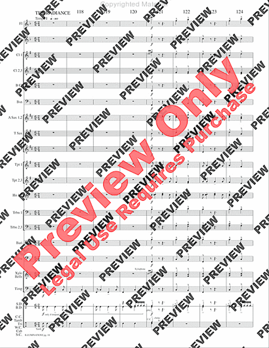 Illuminations Concert Band scores gallery preview page 21