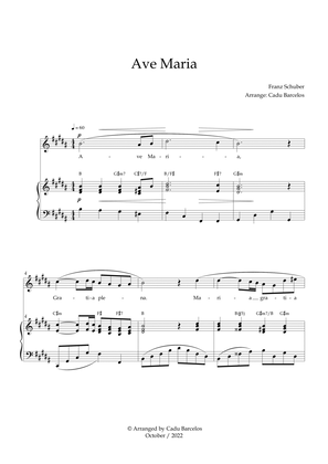 Book cover for Ave Maria - Schubert B Major Chords