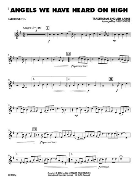 Easy Carols for Baritone T.C. - Vol. 2 image number null