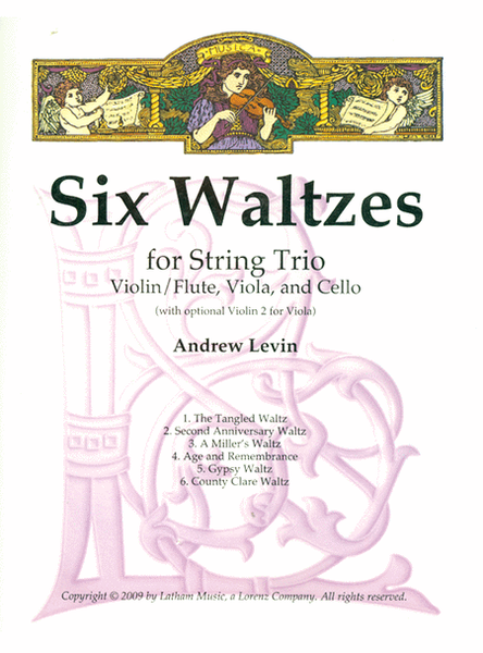 Six Waltzes for String Trio image number null