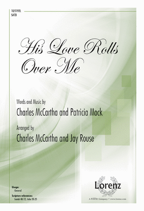 Book cover for His Love Rolls Over Me