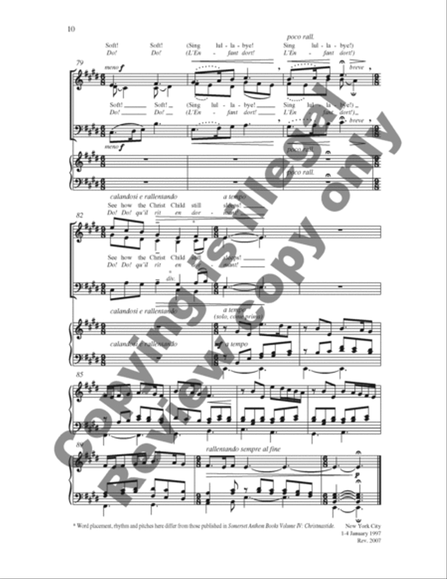 Bring a Torch, Jeannette, Isabella 3-Part scores gallery preview page 19
