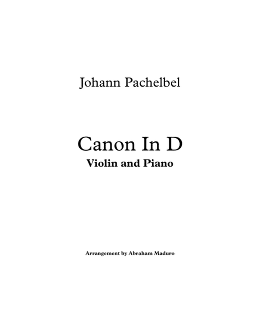 Pachelbel`s Canon In D Violin and Piano image number null