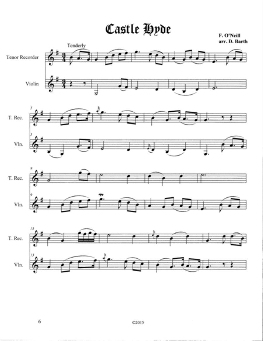 Of Castles, Kings, and Courts (Complete Duo Anthology) Set of Parts scores gallery preview page 5