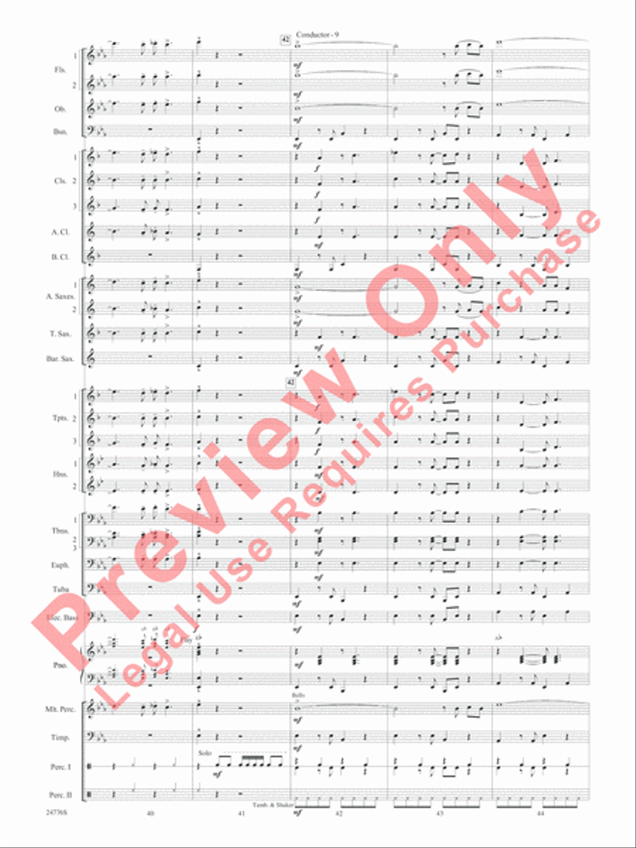 Rolling Stones: The Music Tour Concert Band scores gallery preview page 12