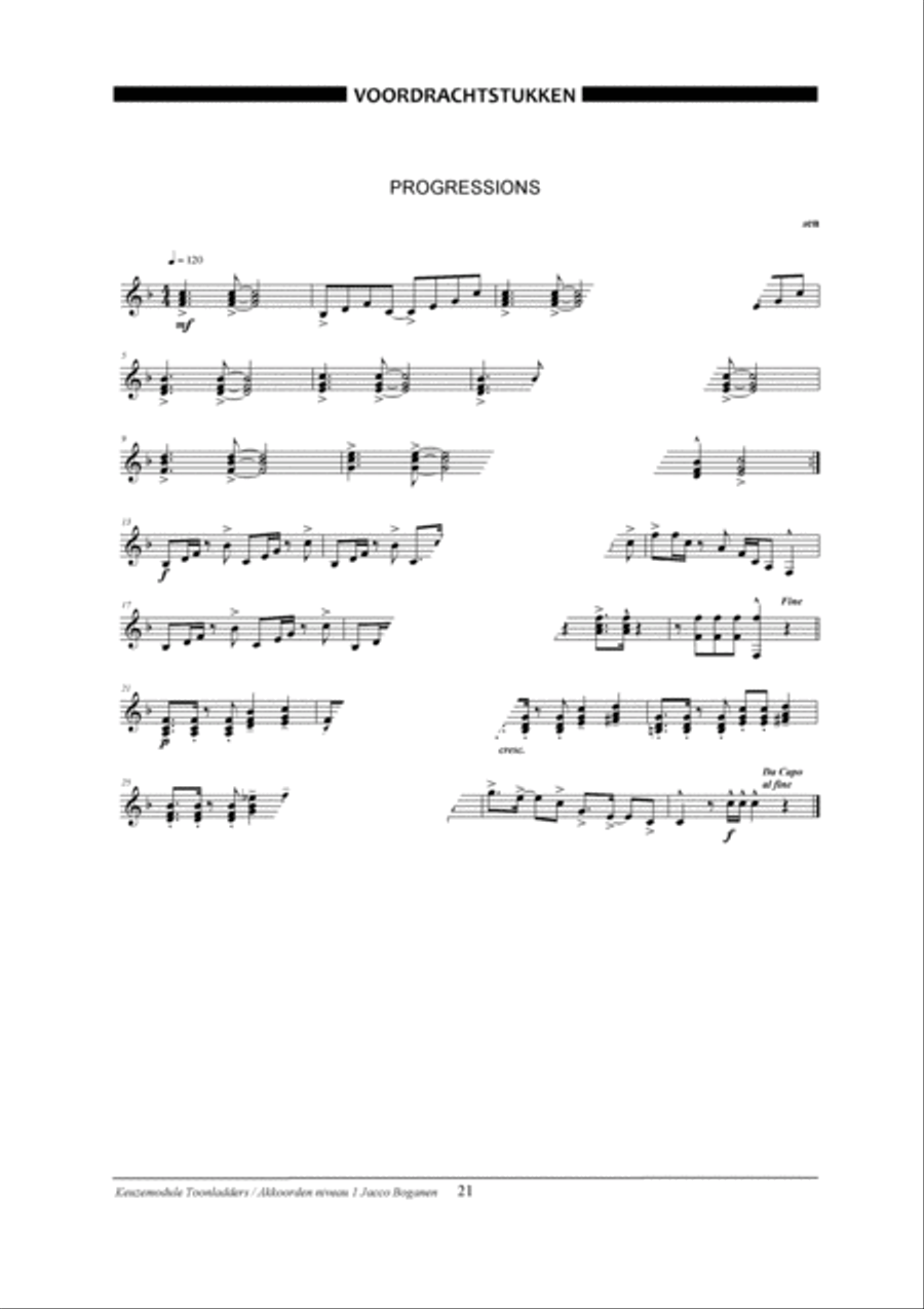 Percussion Modular: Toonladders / Akkoorden 1 Percussion scores gallery preview page 23