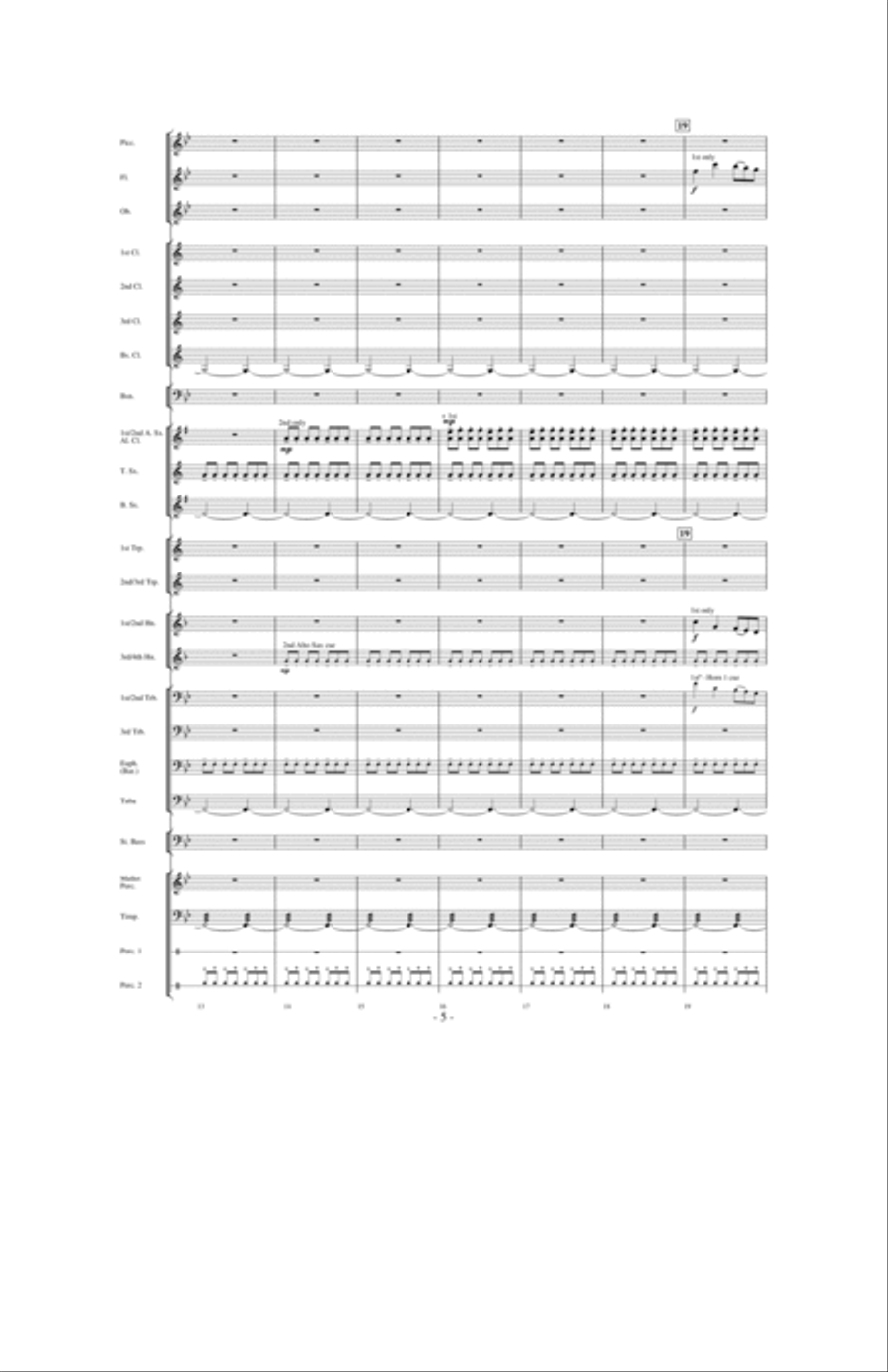 Moonscape Concert Band scores gallery preview page 4