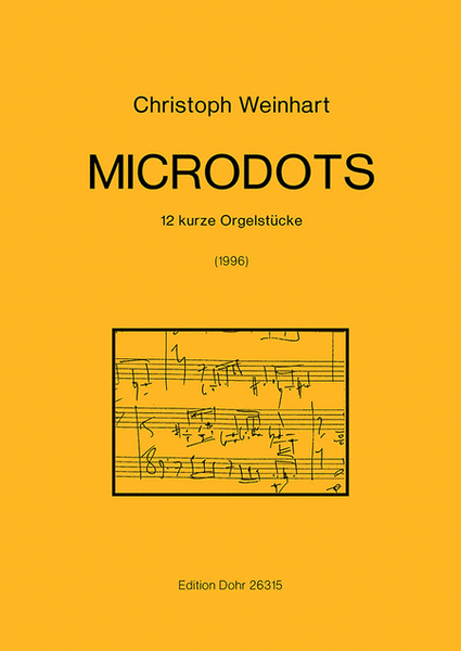 Microdots (1996) -12 kurze Orgelstücke-