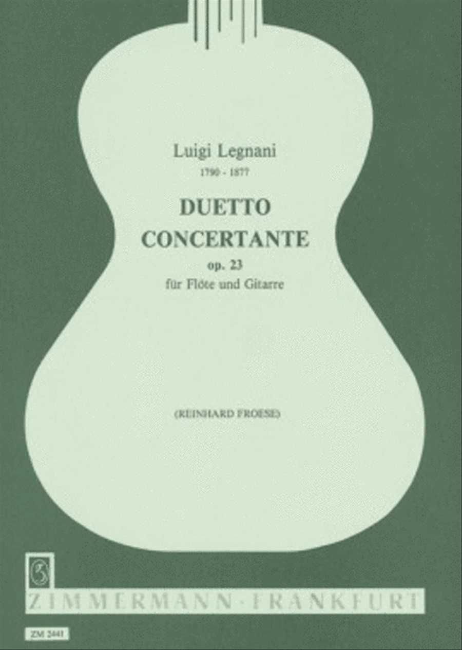 Duetto concertante Op. 23 Flute scores gallery preview page 1