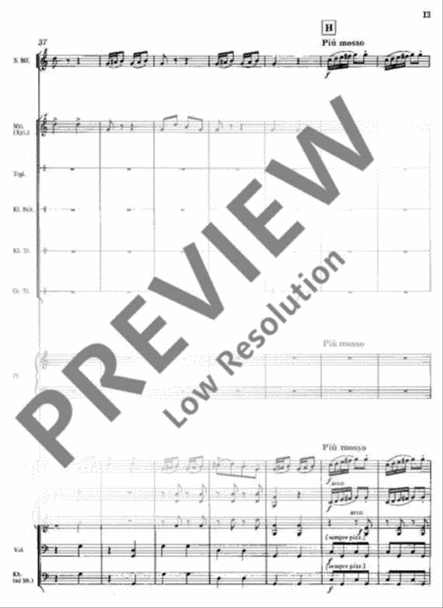 Baladă şi joc Orchestra scores gallery preview page 14