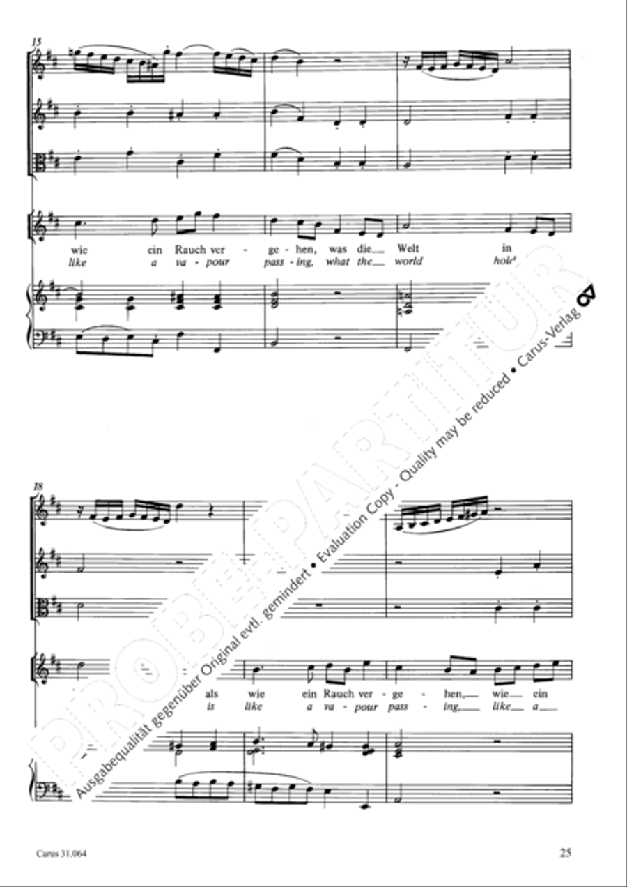 See now, what kind of love (Sehet, welch eine Liebe hat uns der Vater erzeiget) 4-Part scores gallery preview page 26