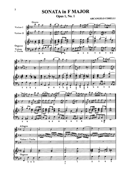 Six Sonatas, Op. 1