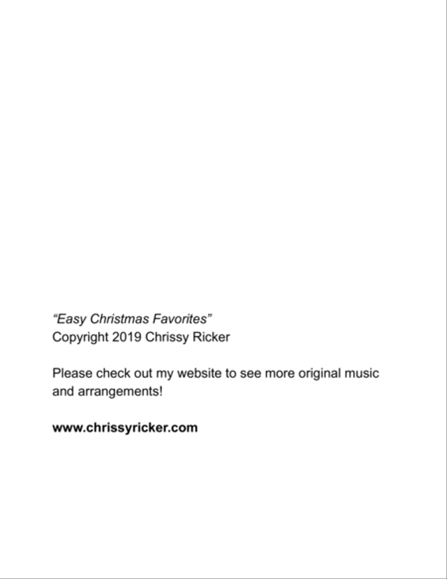 Easy Christmas Favorites - 9 Arrangements for Elementary Piano Easy Piano scores gallery preview page 2