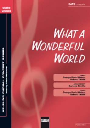 Book cover for What a wonderful World