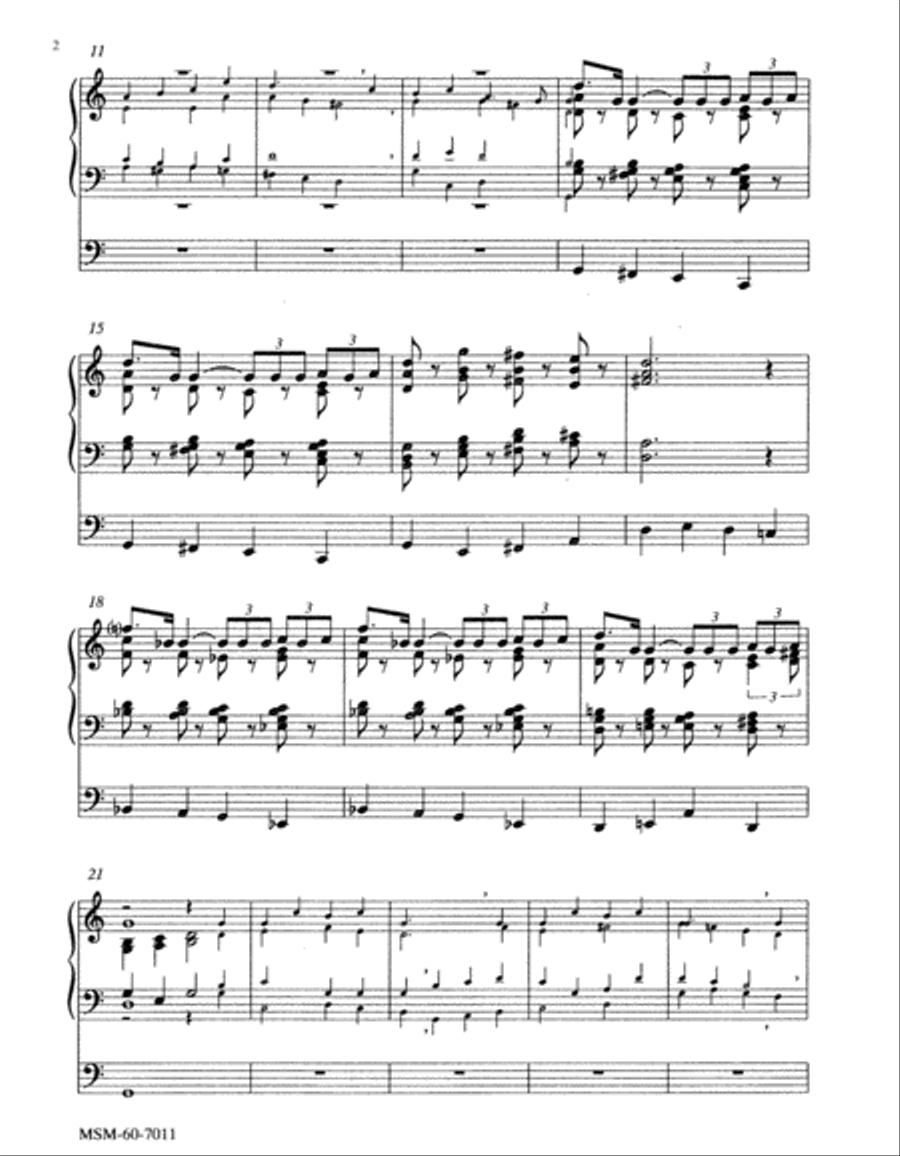 When Morning Gilds the Skies Choir scores gallery preview page 2