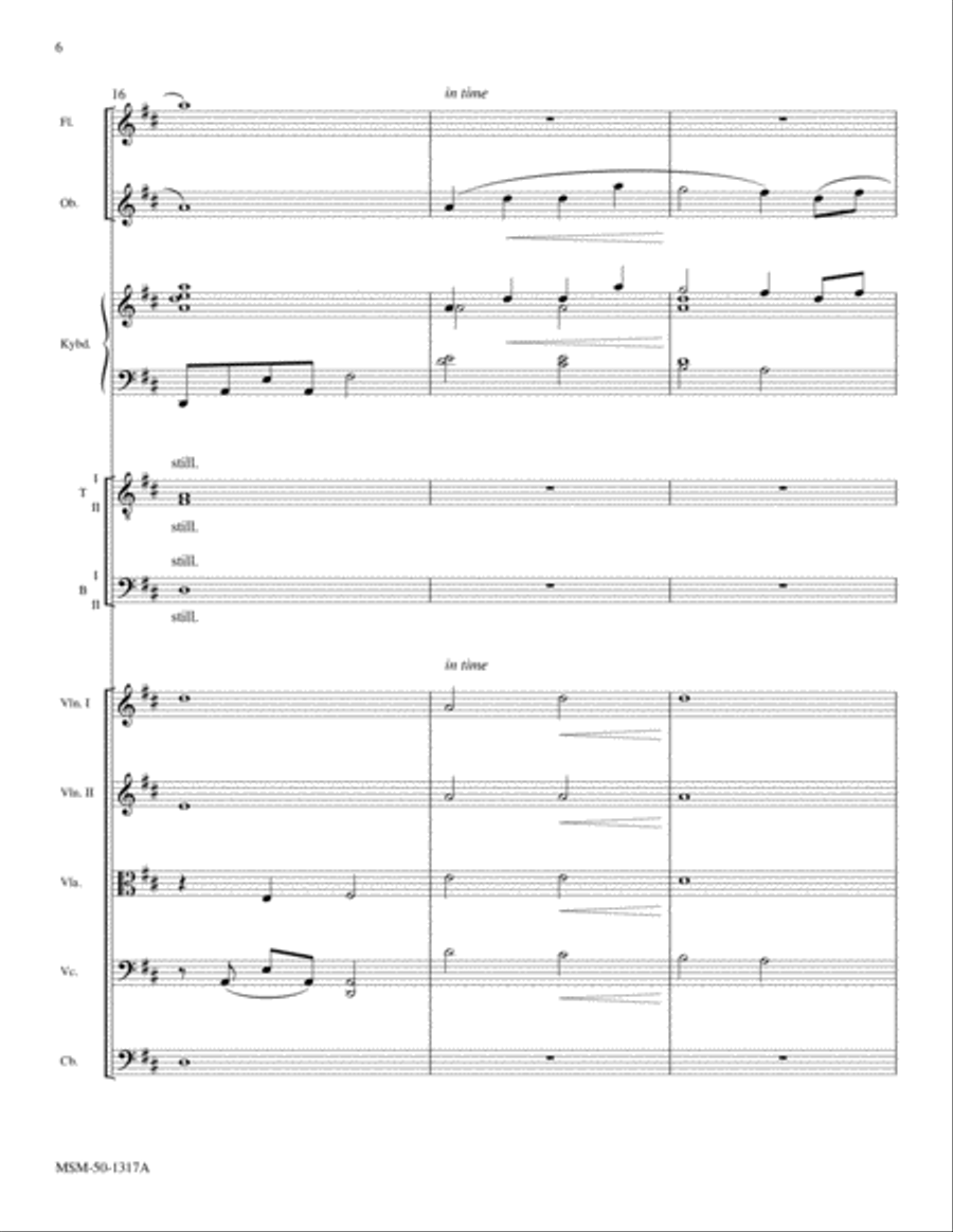 Still, Still, Still Choir scores gallery preview page 6