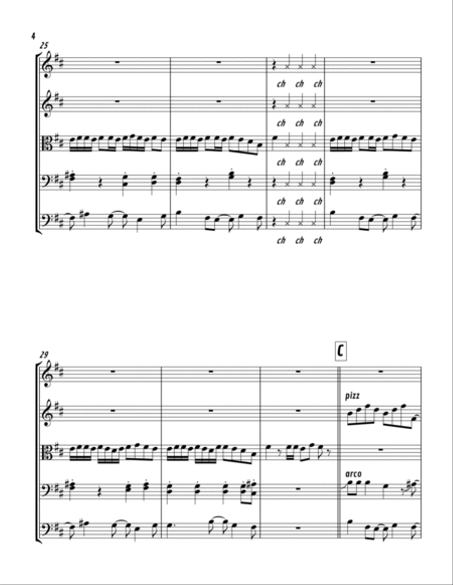 We Don't Talk About Bruno String Orchestra scores gallery preview page 4